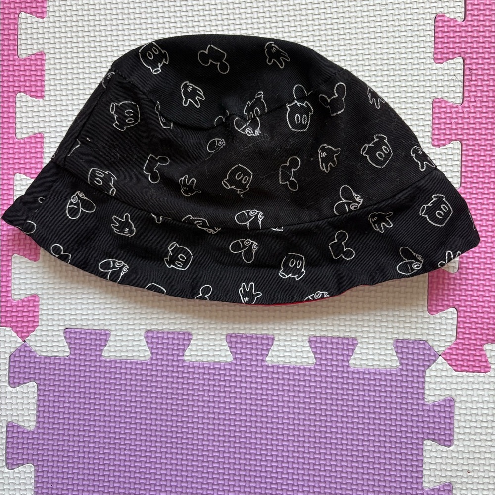 Disney Black Cartoon Character Bucket Hat